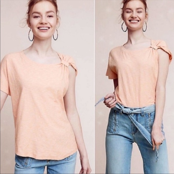 ANTHROPOLOGIE Deletta Margot Gathered Top - Picture 1 of 10